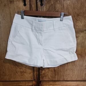 New York & Company White Women's Shorts